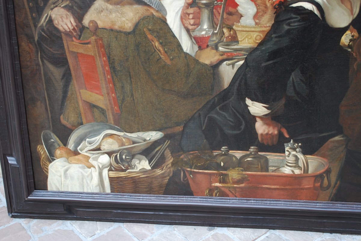 Important Tableau   De L école D Utrecht , école Caravagesque , Ter Brugghen  XVII-photo-3