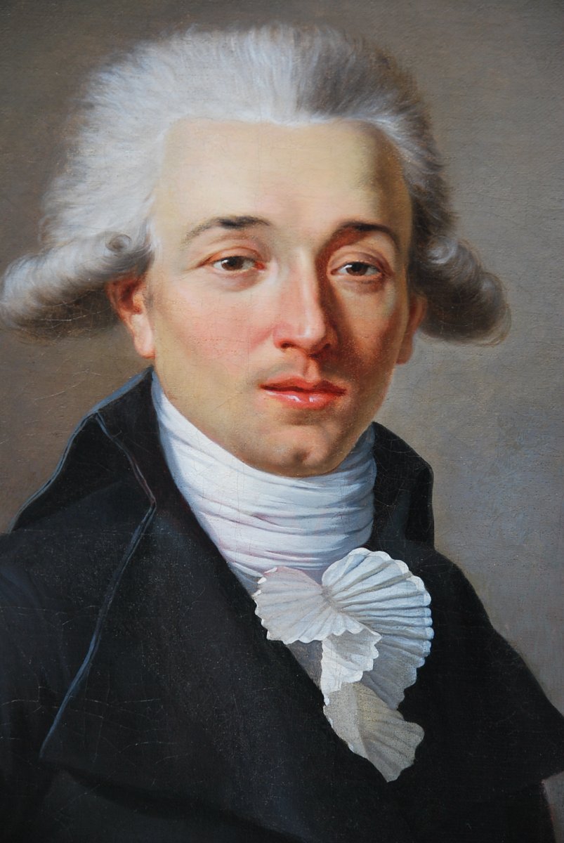 Portrait D Homme D époque Louis XVI .signé De :le Barbier-photo-2