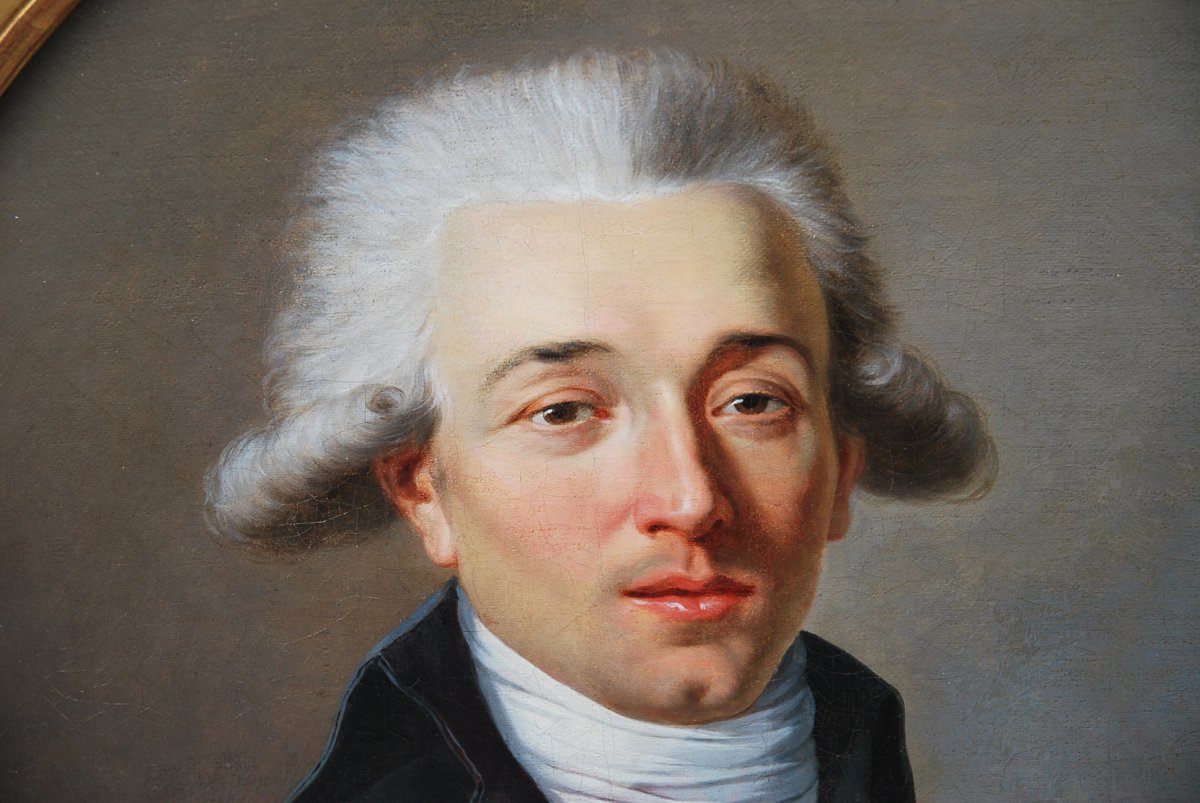 Portrait D Homme D époque Louis XVI .signé De :le Barbier-photo-5