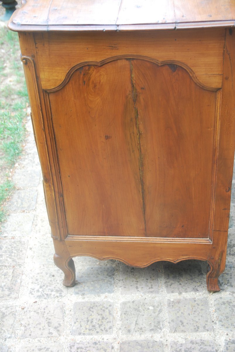 Walnut Crossbow Commode, Louis XV Period-photo-4