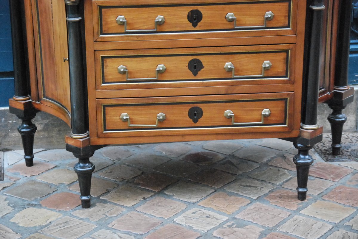 Mahogany Commode D Consulate Period Attributed To Molitor-photo-5