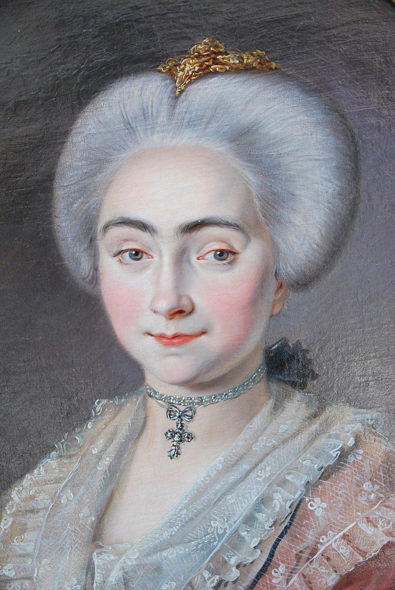 Portrait D époque Louis XVI , Jeune Provencale-photo-4