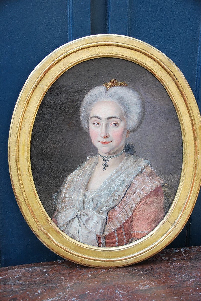 Portrait D époque Louis XVI , Jeune Provencale-photo-2