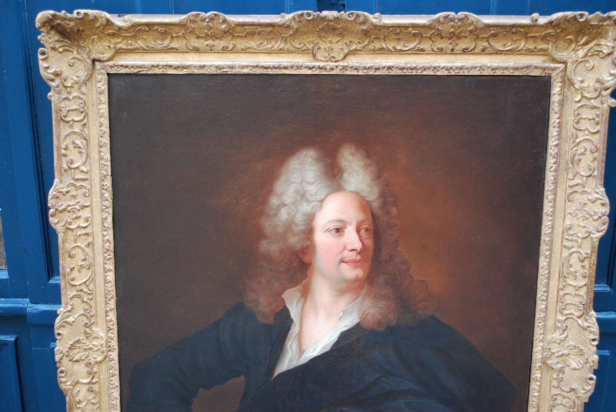 Important Portrait De John Law Par Rigaud  XVIII-photo-2