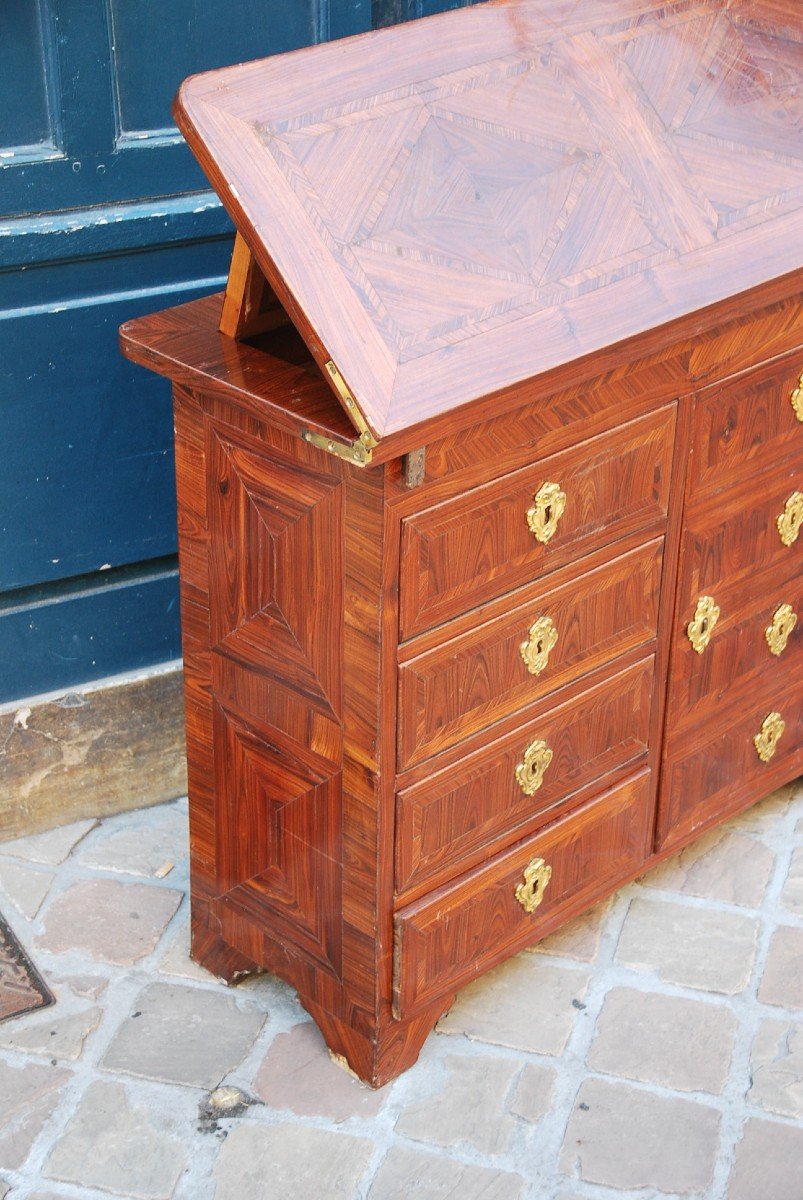 Louis XIV Violet Wood Changer Cabinet-photo-2