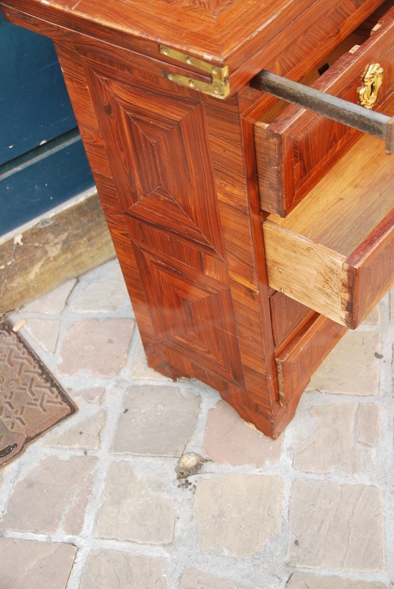 Louis XIV Violet Wood Changer Cabinet-photo-5