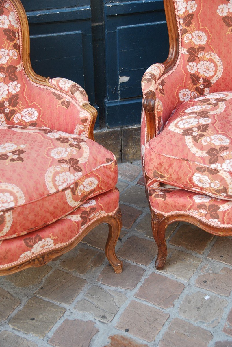 Two Shepherdesses D Louis XV XVIIIi-photo-2