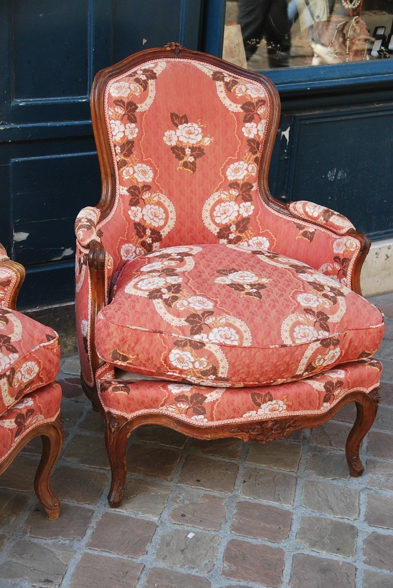 Two Shepherdesses D Louis XV XVIIIi-photo-3