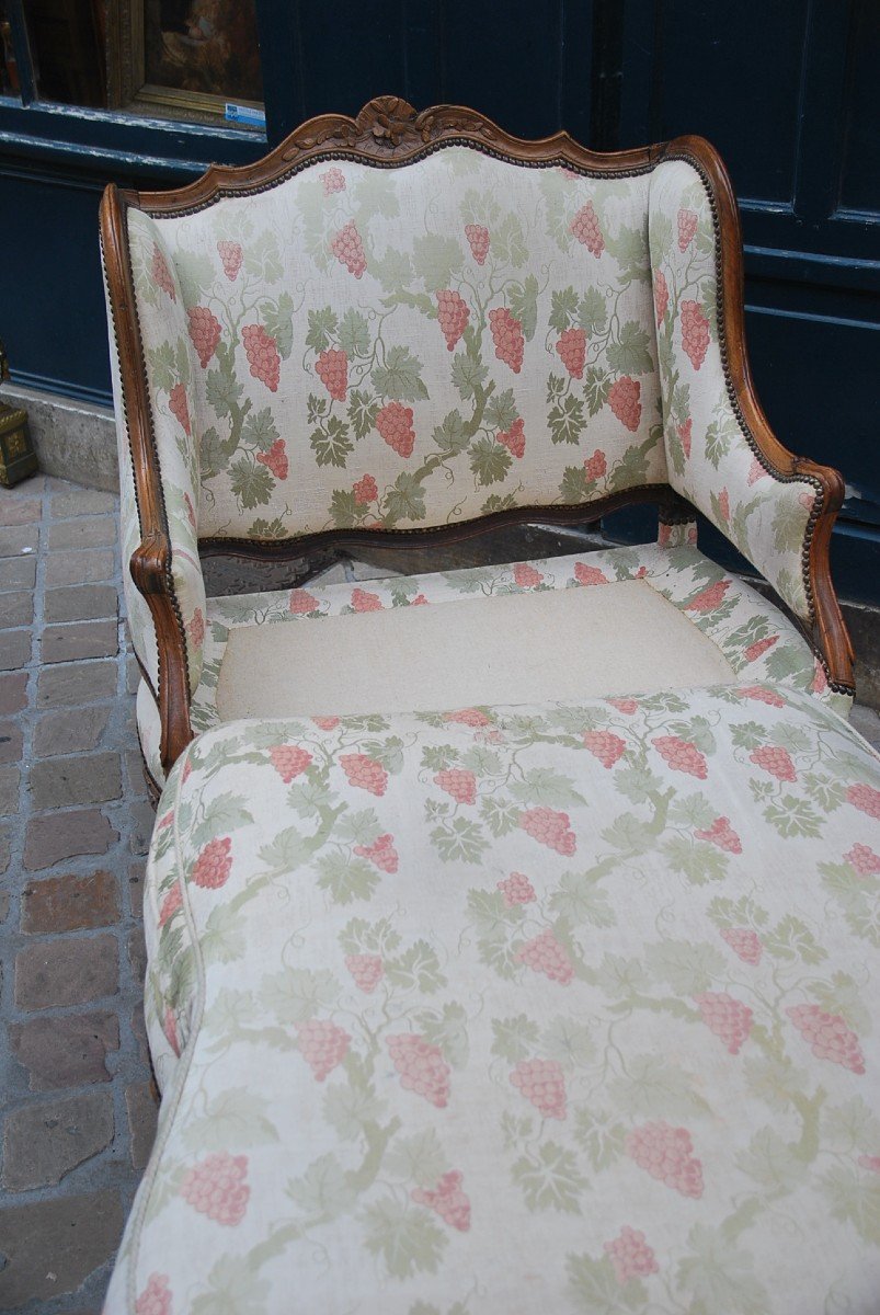 Chaise Longue D époque Louis XV-photo-6