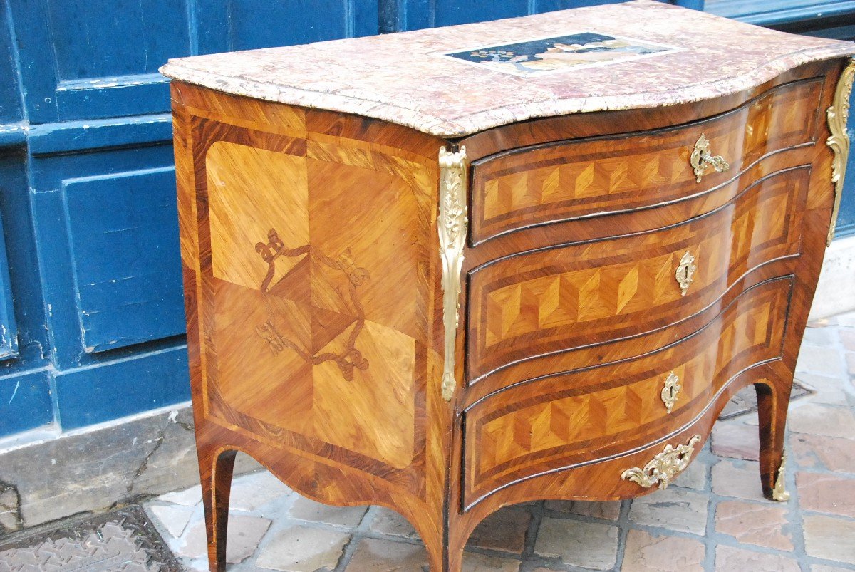 Commode Italienne Naples XVIII-photo-8