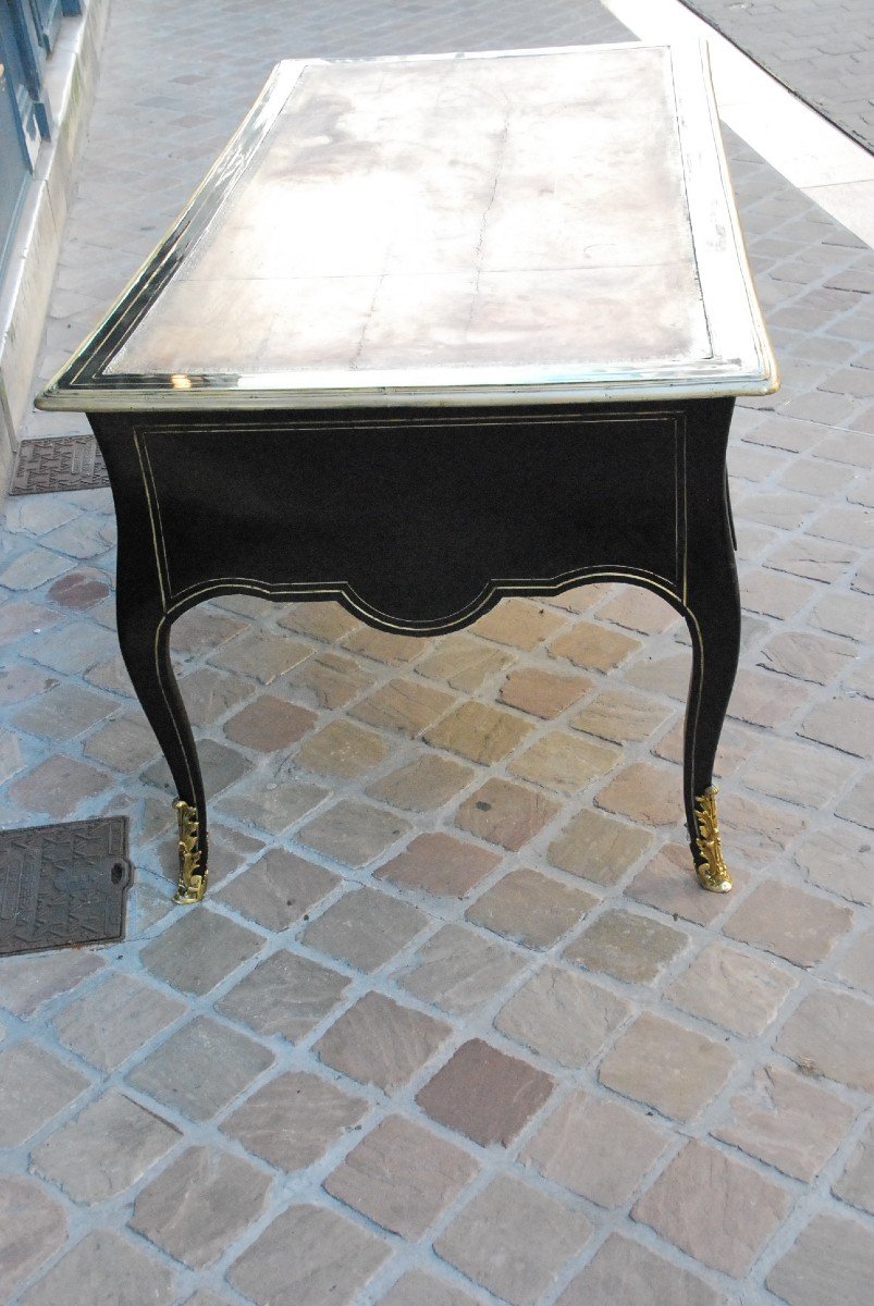 Louis XV Period Ebony Veneer Desk-photo-2