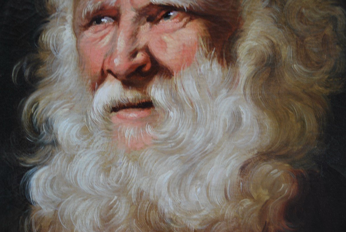 Head Of Old Man D After Jacob Jordaens-photo-2