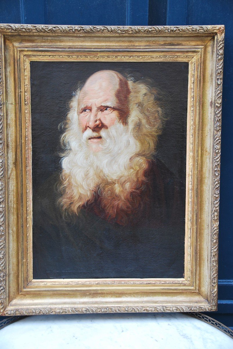 Head Of Old Man D After Jacob Jordaens-photo-4