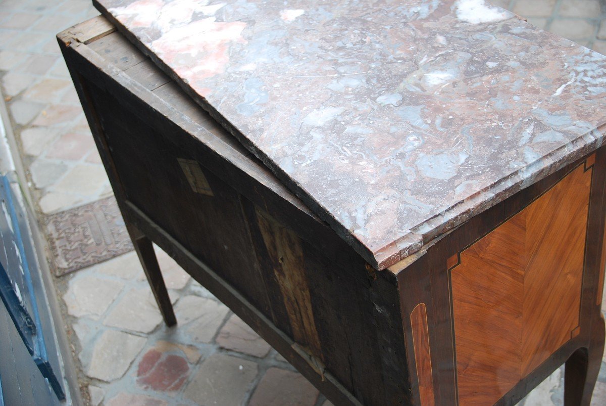 Petite Commode En Placage D époque Louis XVI-photo-8