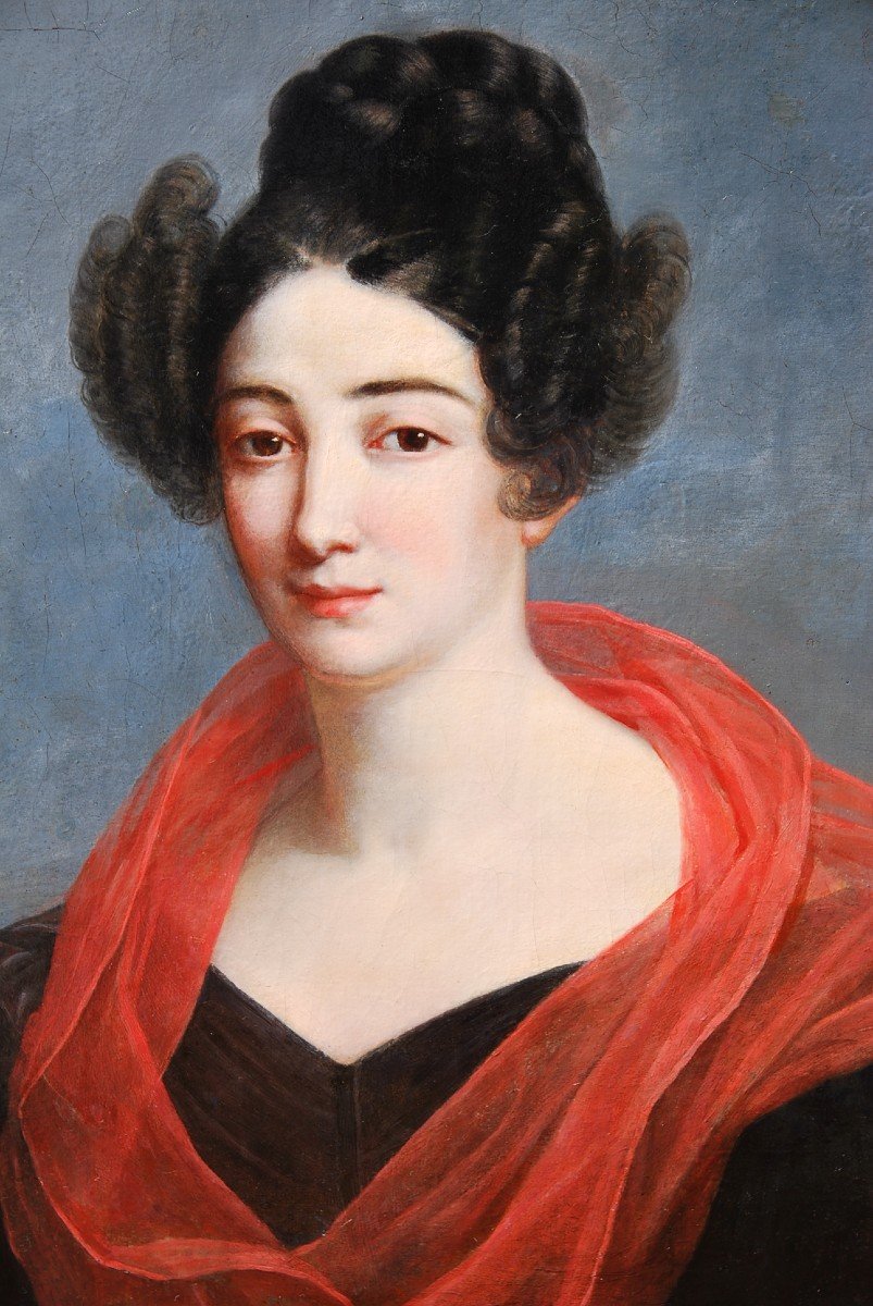 Portrait De Femme Du XIX