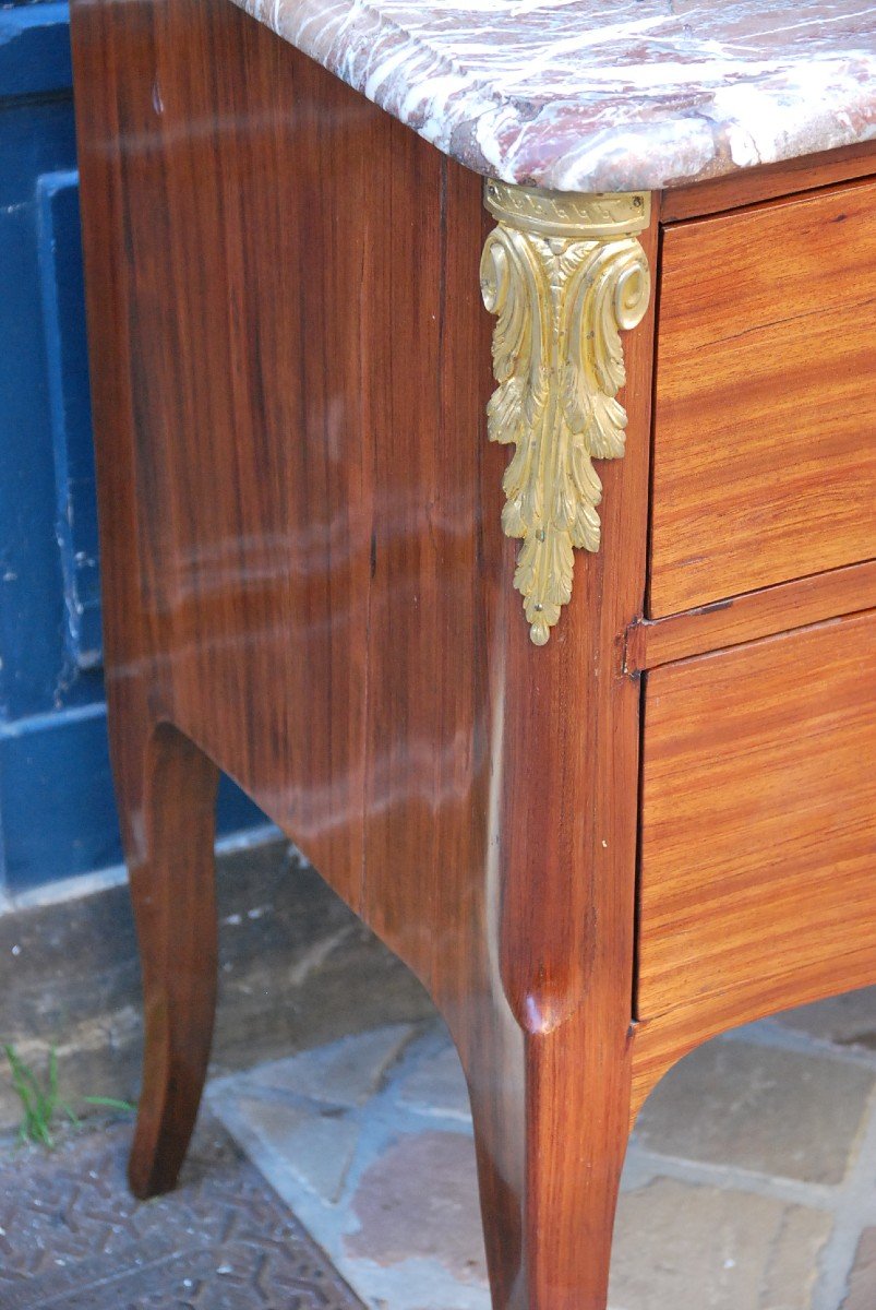 Elégante Commode En Satiné D époque Louis XV-photo-3