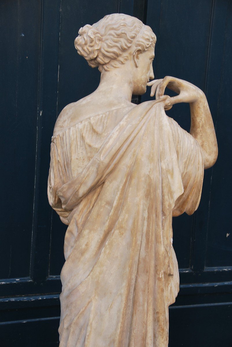 Importante Statue D Artémis D Après Praxitèle -photo-3