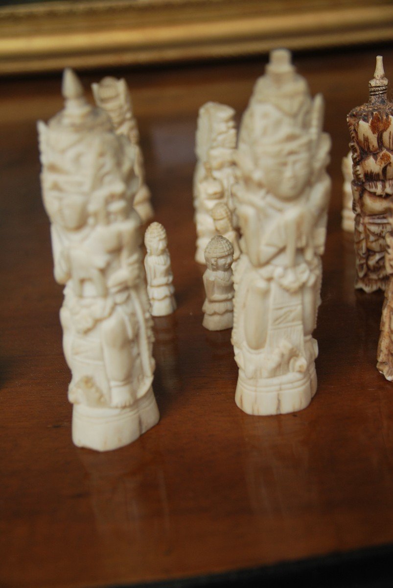 Bone Chess Sets, Asian Work-photo-2