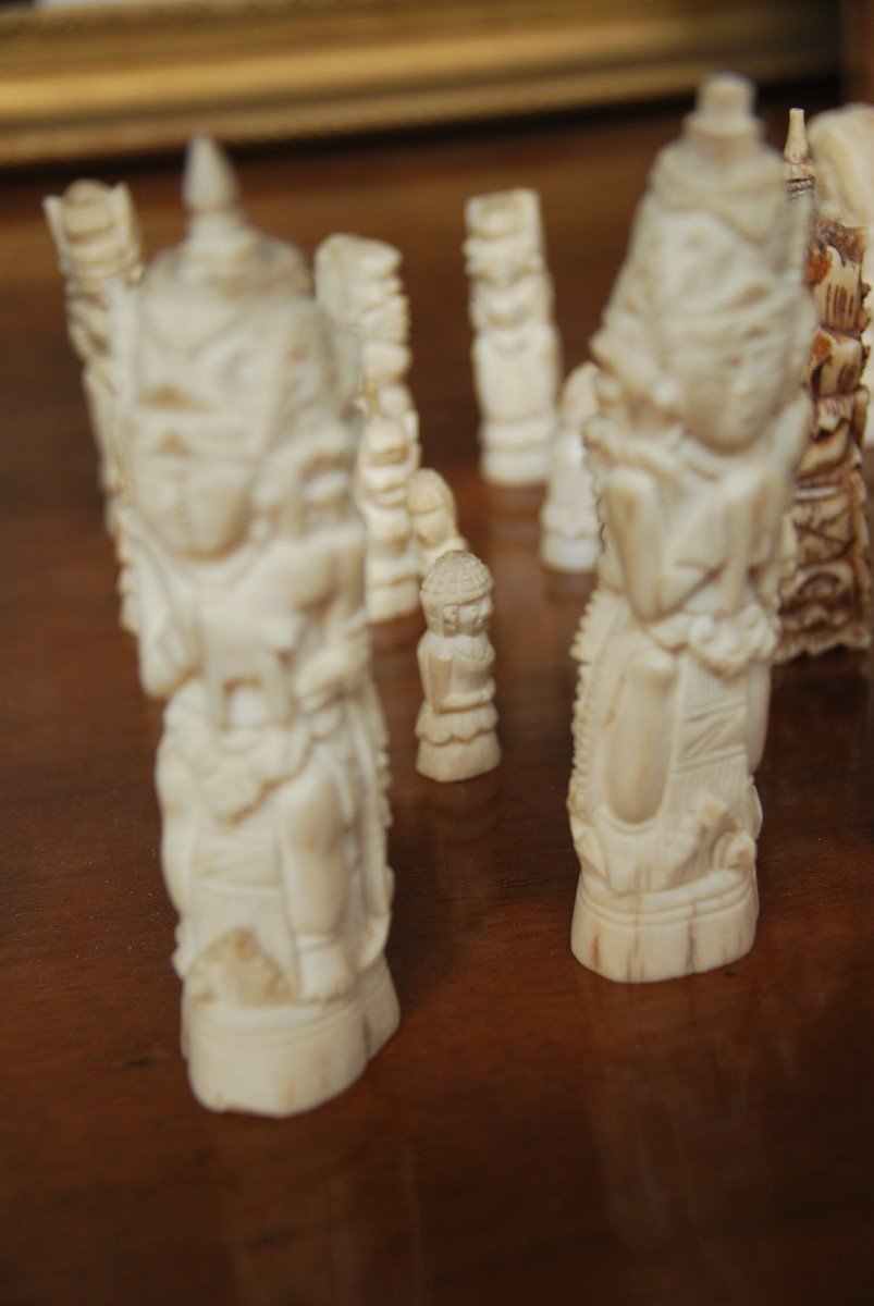 Bone Chess Sets, Asian Work-photo-3