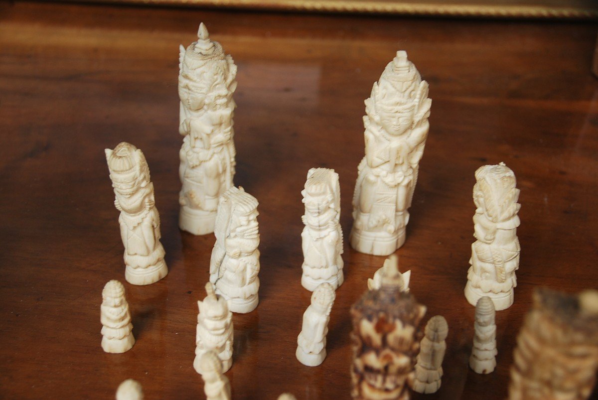 Bone Chess Sets, Asian Work-photo-4