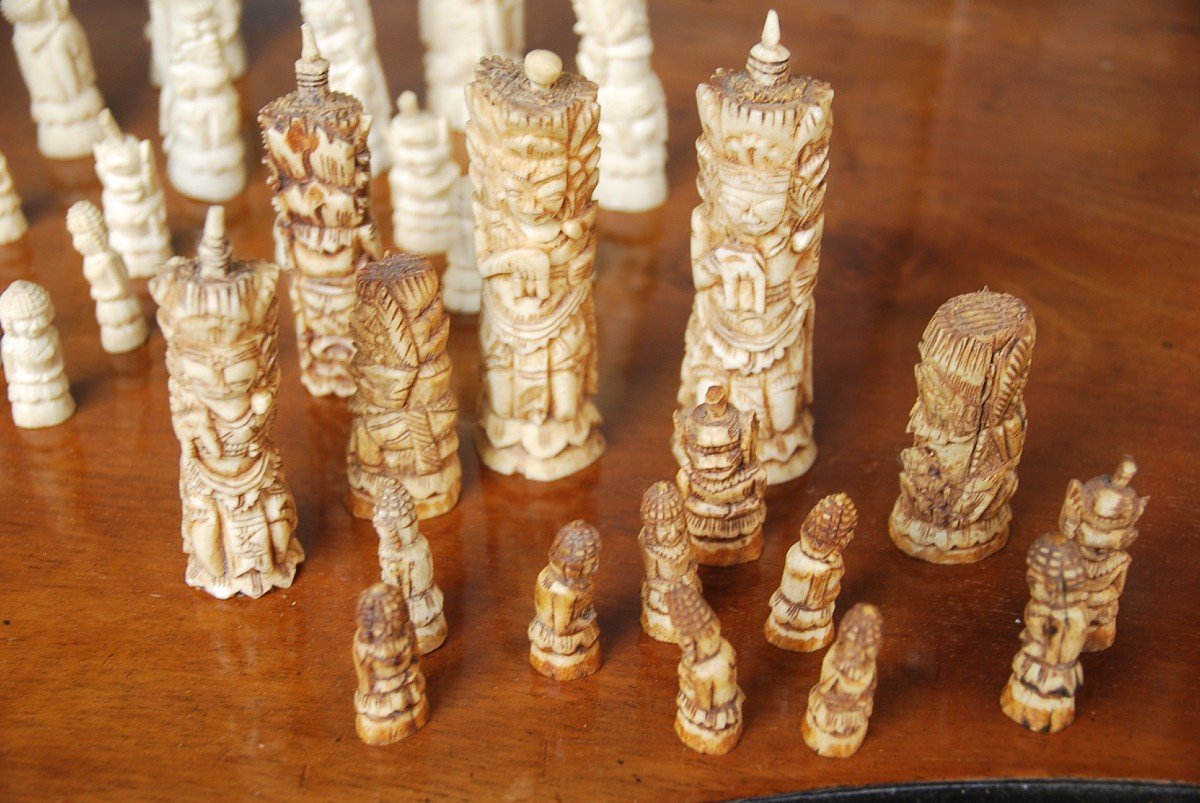 Bone Chess Sets, Asian Work-photo-5