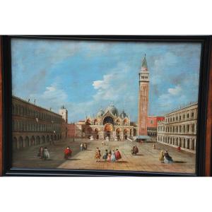 Place  Saint Marc   Venise  ;dans Le Gout De Canaletto