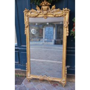 Grand  Miroir D époque Louis XVI 