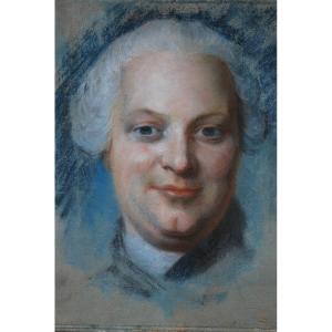 Portrait De Charles Jacques Collin  XVIII D Après Quentin La Tour