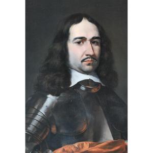 Portrait D Homme à La Cuirasse Italie  XVII