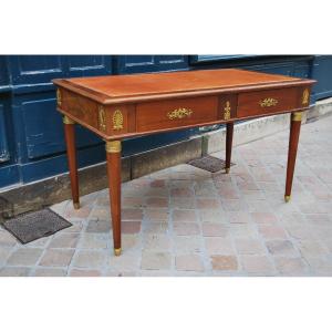 Flat Desk In Directoire Mahogany