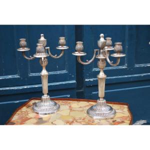 Pair Of Louis XVI Style Candelabra