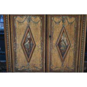 Tuscany Rare Furniture At Support Height With Its Original Paintings XVIII