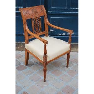 Fauteuil D époque Directoire  Jacob  Fin XVIII