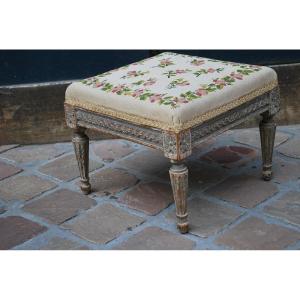 Louis XVI Period Stool From The 18th Century