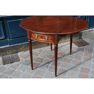Canabas Mahogany Living Room Table, Louis XVI Period