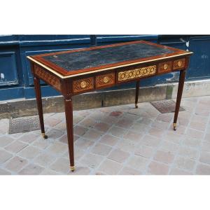 Tric Trac Forming Mahogany Desk From Louis XVI Period   