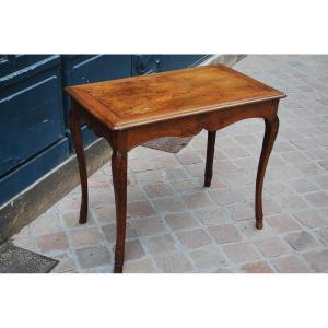 Middle Table In Natural Wood From The Regency Period From The 18th Century