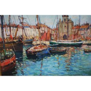La Rochelle, The Port Oil By Georges Carpentier 