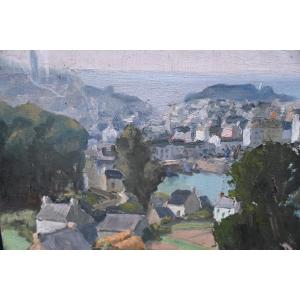 Treboul , Huile Signée De Robert Goy 