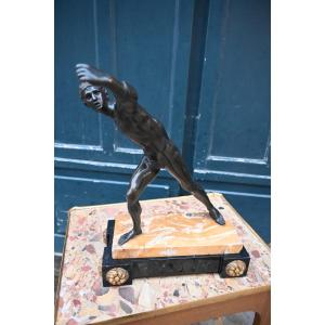 Borghese Gladiator, Bronze, Grand Tour, 19th Century