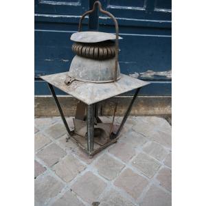 Large 19th-century Sheet Metal Lantern