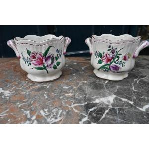 Pair Of 19th-century Eastern European Earthenware Caches