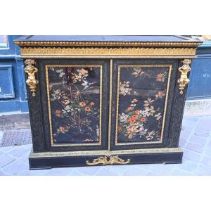 Louis XIV Style Cabinet, Boulle Marquetry, Napoleon III