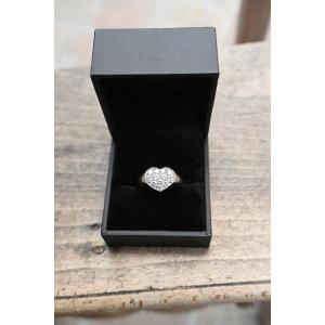 Gold Diamond Heart Ring By Poiray
