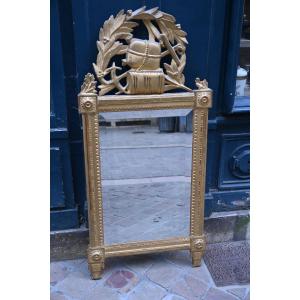 Miroir bois doré d époque Louis XVI  , Bordeaux fin  XVIII