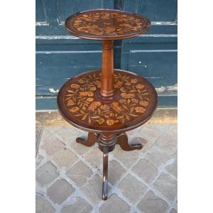 Serviteur muet en marqueterie Hollande XIX