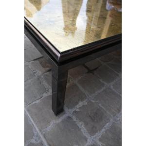 Coffee Table With Gold Leaf, Jansen, Designed By Guy Lefevre