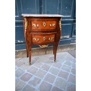 Small 18th-century Louis XV-style Sideboard With Period Veneer