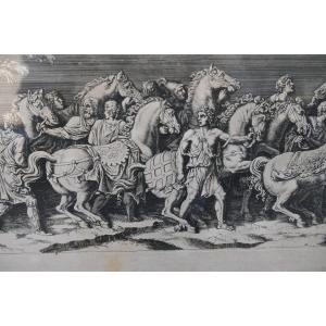 Colonne Trajane , 6 gravues en suite  école italienne fin XVIII