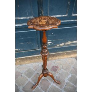 Side Table With Lamp Holder, Holland, Late 18th Century
